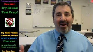 SEP 11 ib Test Success means most kids target TWO test dates