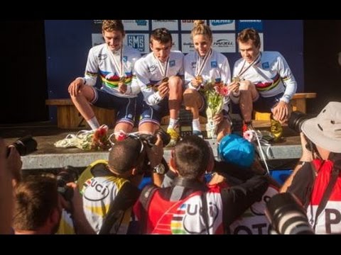 2014 UCI MTB WCHs  - Team Relay Action Clip