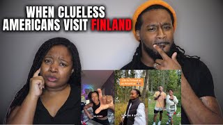🇫🇮 American Couple Reacts "When CLUELESS AMERICANS Visit EUROPE: Finland"