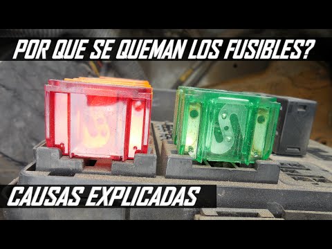 PORQUE se funden o queman los FUSIBLES? (causas principales)