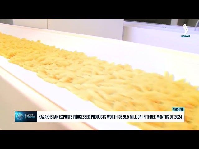 Казахстан за три месяца 2024 года экспортировал переработанную продукцию на 626,5 млн долларов