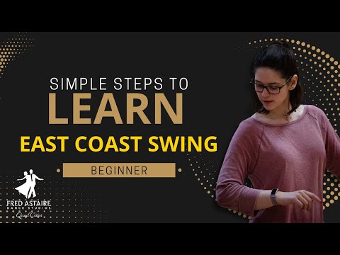How to do the Basic Step to the East Coast Swing... (Easy Beginner Dance Instruction)