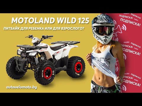 фото квадроцикл atv motoland wild 125 без птс (к-т з/ч) 0