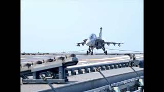 LCA Navy Landing on INS Vikrant