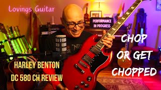 Video thumbnail for This is NOT a joke. Harley Benton DC 580 CH Vintage Series. Dude over 60 shares his thoughts. by Lovings Guitar