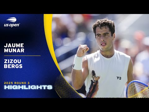 Jaume Munar vs. Zizou Bergs Highlights | 2025 US Open Round 3