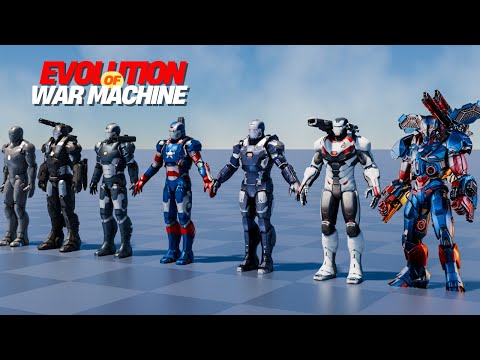 The EVOLUTION of WAR MACHINE | Iron Man → Endgame