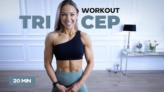 TREMBLING TRICEPS - 20 min Tricep Workout with Dum