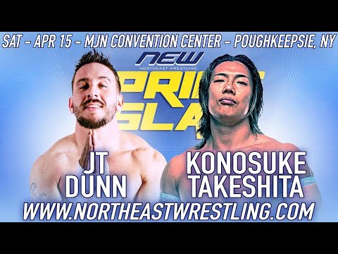 Konosuke Takeshita vs JT Dunn - The Rematch - Northeast Wrestling