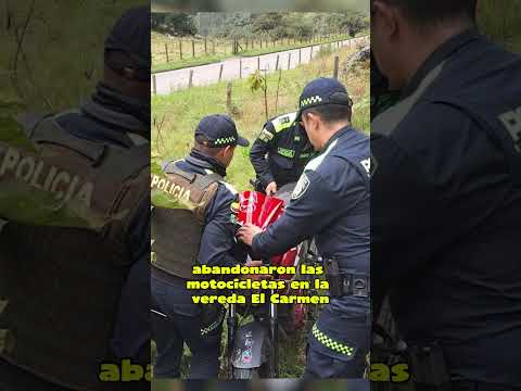 🚨 Recuperan motos robadas en Gachetá | Delincuentes identificados pero sin captura