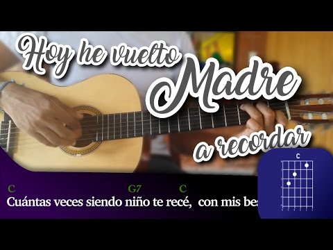 Hoy he vuelto Madre (Cuantas veces) - TUTORIAL