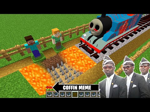Traps for THOMAS THE TANK ENGINE.EXE in Minecraft Part 2 - Coffin Meme