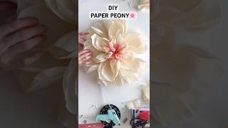 Paper Flowers from 1 roll New Sunday Tutorial on my channel! Giant Crepe Paper Peony