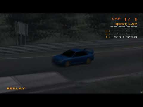 Enthusia Professional Racing [PCSX2] -  22B STi race in Nordschleife