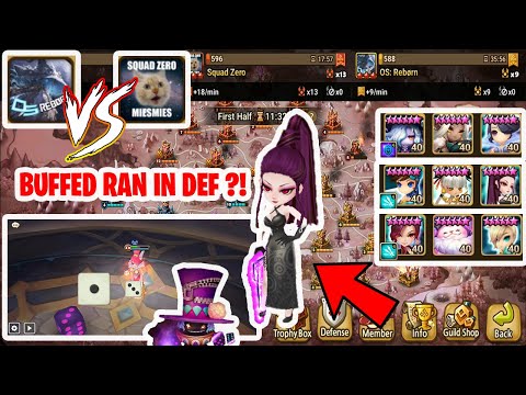 NEW DEFENCES IN G3 SIEGE: Squad Zero v Zquad Sero v OS:Reborn (Summoners War)