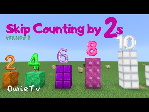 Minecraft Numberblocks: 2s Counting Song - Fun Learning!