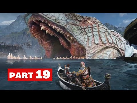 God of War PS5 - Part 19 - Going inside belly of WORLD SERPENT - Full Gameplay Walkthrough