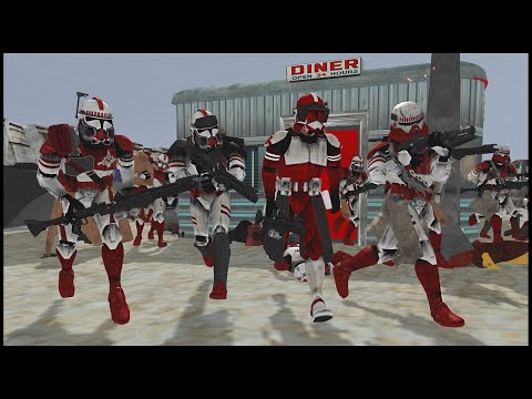 Commander Fox's Clone Police RAID Riots! - Men of War: Star Wars Mod Battle Simulator
