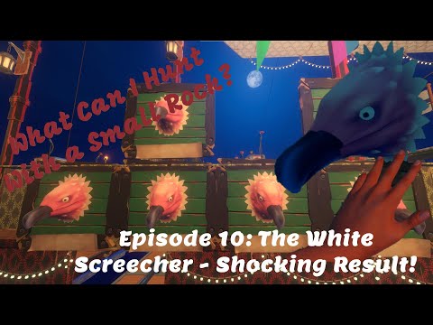 What Can I Hunt with a Small Rock? Ep. 10: The White Screecher | Raft Gameplay | Guide to Hunting