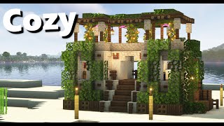 Minecraft | How to Build a Cozy Beach House | Tutorial