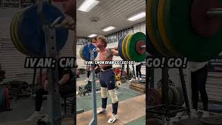 he was ONLY strong enough for 1 rep, but...