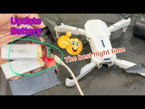 E88 drone Easy Update dual Battery the best flight time 