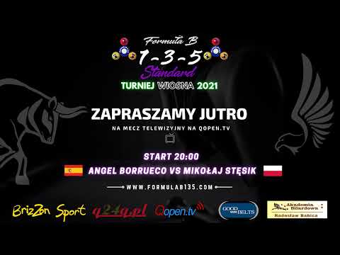 Turniej Formuła B 1-3-5 Standard Wiosna 2021 grupa D – Adam Alwin vs Artur Pieńkowski dzień 1