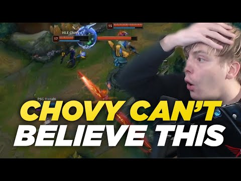 LS | Chovy and I CAN'T Believe What We're Watching... | HLE vs PSG Groups