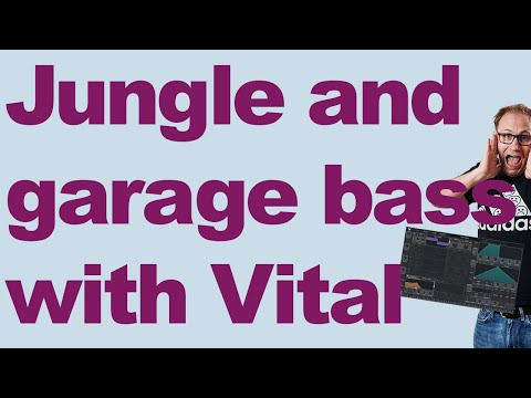 Reverse jungle and garage bass with Vital #shorts