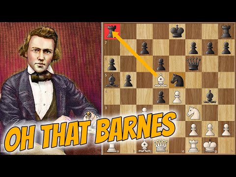 Finally, Morphy Goes for Morphy Defense! || Barnes vs Morphy (1858)