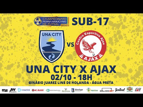 Una City x Ajax (SUB-17) - Pernambucano de Futsal - 4ª Rodada