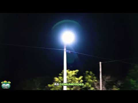 Riachão recebe nova iluminação pública e mais segurança para moradores.