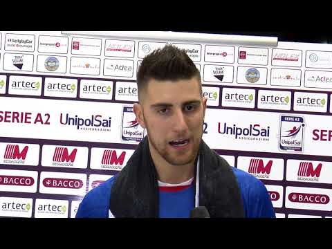 Messaggerie Bacco Catania vs Aurispa Alessano 3-1 - Intervista a Danilo De Santis