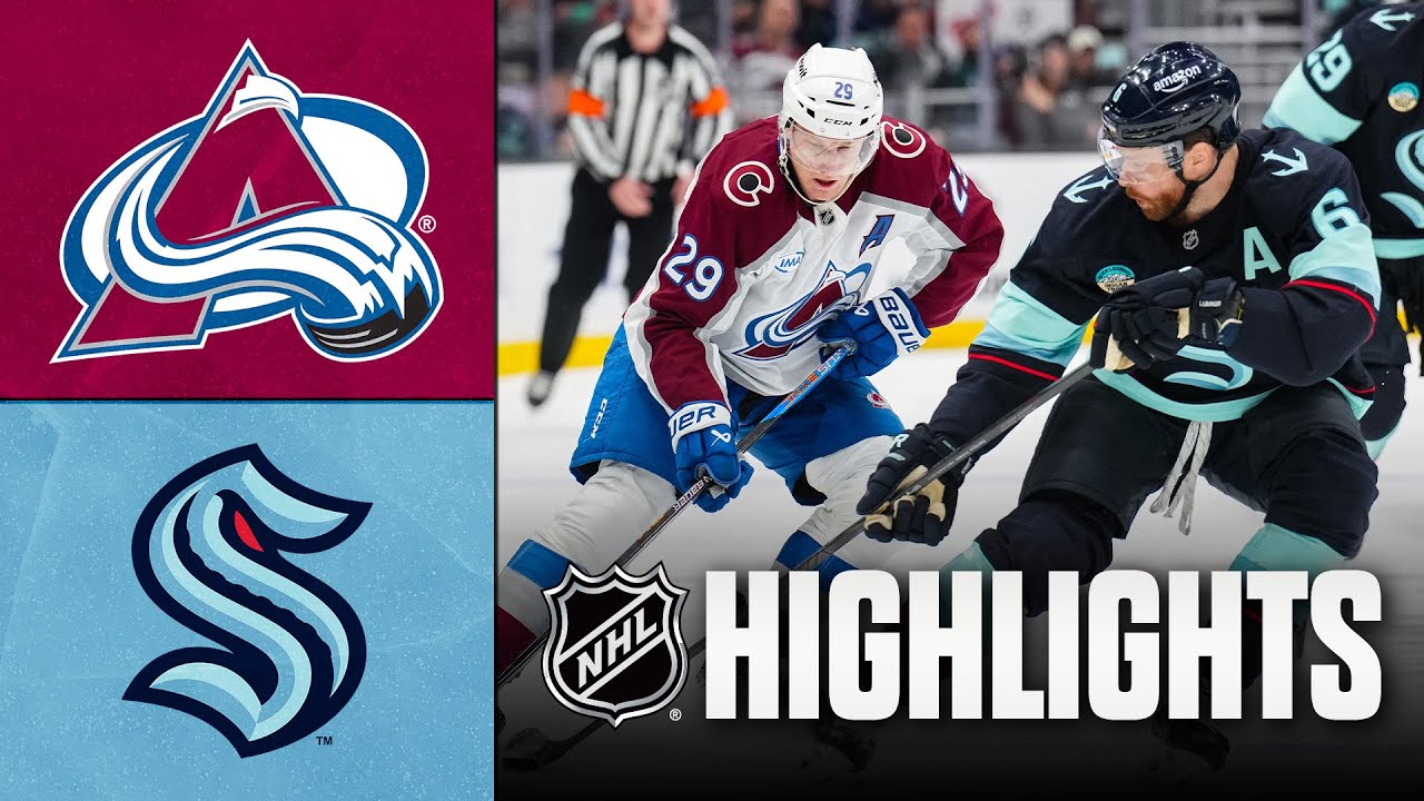 Avalanche vs. Kraken | NHL Highlights | December 16, 2025