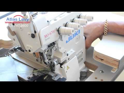 Juki mo 6714s high-speed, 4-thread overlock machine- sewing ...