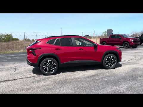 2026 Chevrolet Trax FWD 4dr 2RS in Red for sale at Lally Chevrolet Ltd. in Tilbury, ON