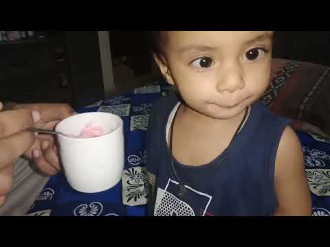 Cute Baby Warisha Eating Ice Cream 🍨