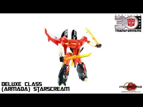 Video Review of the Transformers Generations: Deluxe Class Armada Starscream