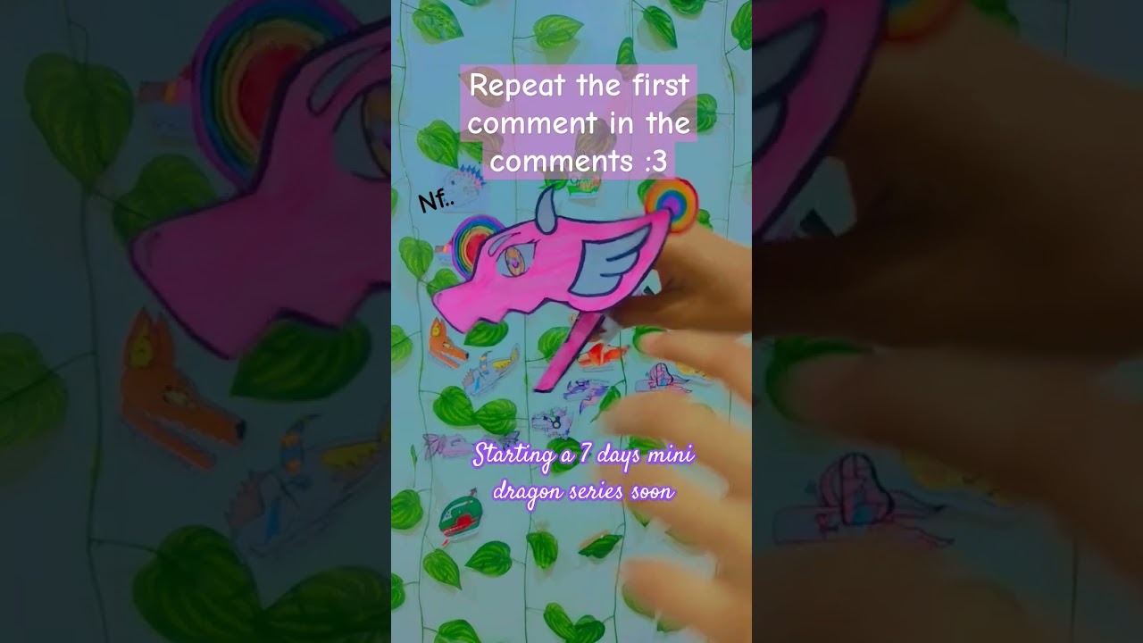 7 days mini dragon series starting soon... #dragonpuppets #dragons #shorts #viral #trend #fyp #subs