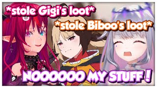 Biboo, Gigi, and IRyS Turning Into Literal Loot Goblins in This Game Is So Hilarious