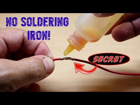 How To Easily Solder Wires Together(No Soldering Iron)