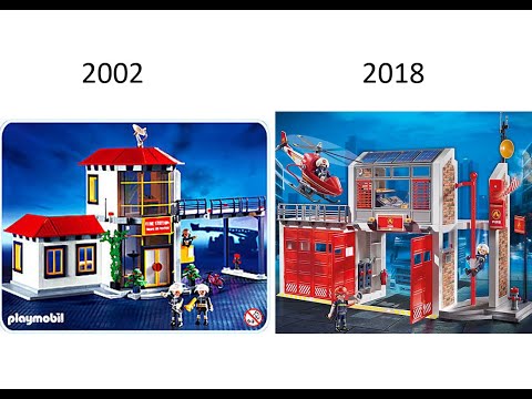 Evolution von Playmobil Feuerwache/Deutsch