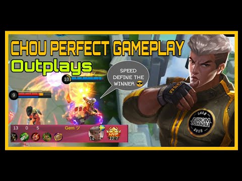 Kung fu CHOU perfect Gameplay | Outplays | CHOUtheKING | Mobile Legends BANG BANG 🔥