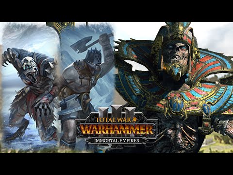 Marauders Get Warmed Up - Tomb Kings vs Norsca
