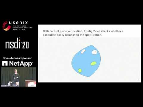 NSDI '20 - Config2Spec: Mining Network Specifications from Network Configurations