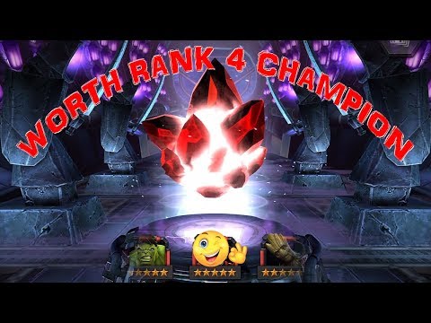 MARVEL CONTEST OF CHAMPIONS: Crystals Opening A 5-Star Champion That Is Worth Rank 4
