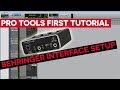 Pro Tools First Tutorial Behringer Audio Interface Setup