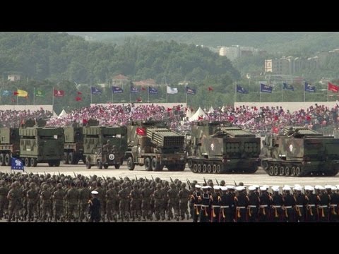 Maior parada militar da década na Coreia do Sul