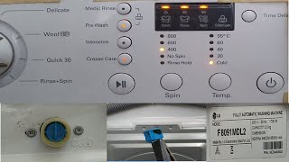 SOLVED - LG Washing Machine LED blinking - pre wash and crease care | Simple DIY