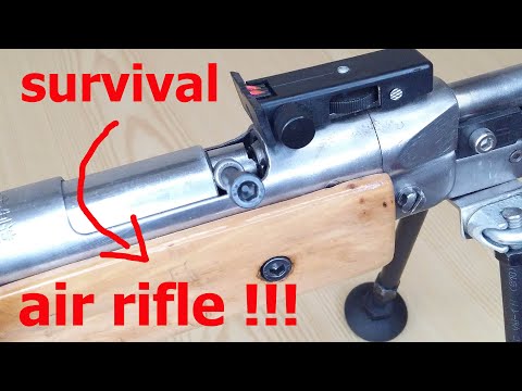 .22 caliber rifle with some changes !! | This air rifle can be used as a survival rifle